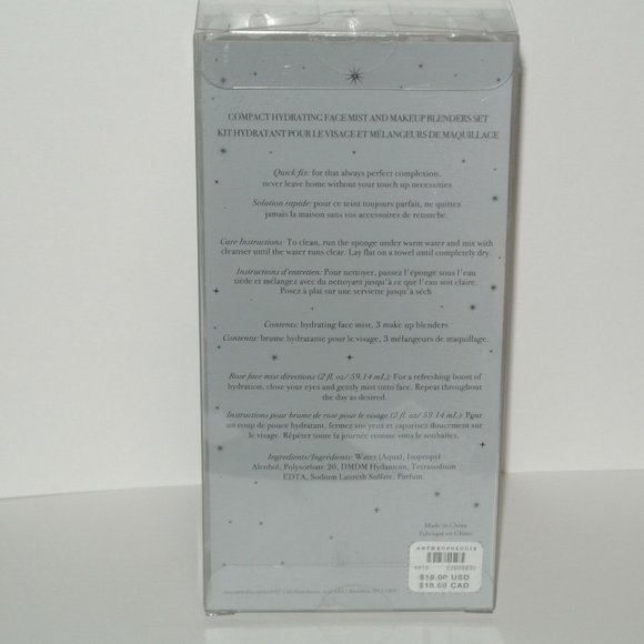 Anthropologie Rose Face Setting Mist Makeup Blender set - Picture 6 of 7